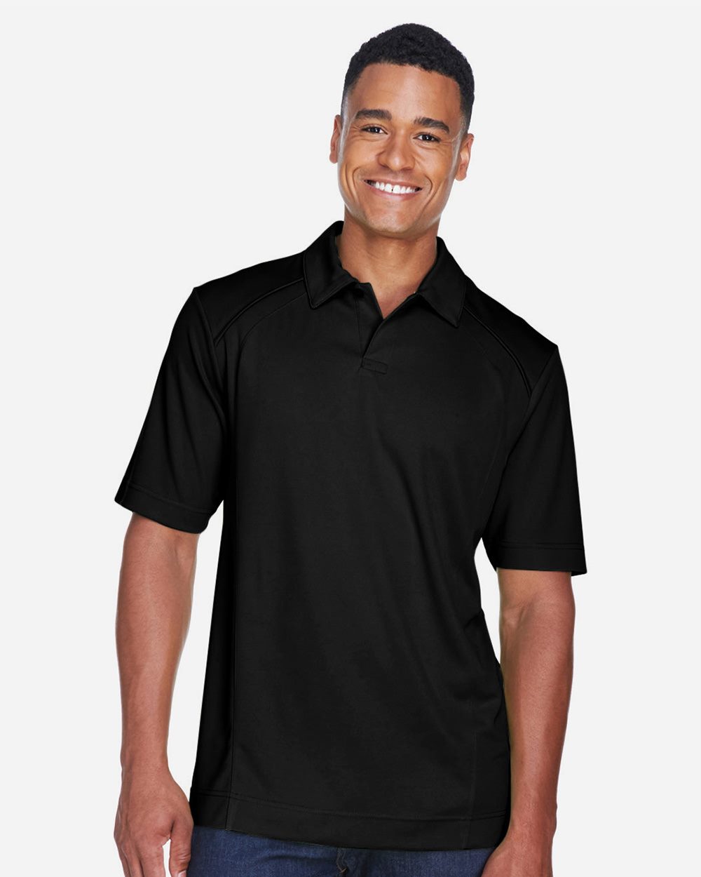 North End - Polo piqué de poliéster reciclado para hombre - 88632