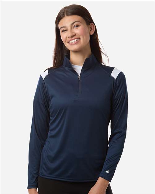 Badger - Women's On The Rise Quarter-Zip Pullover - 4266