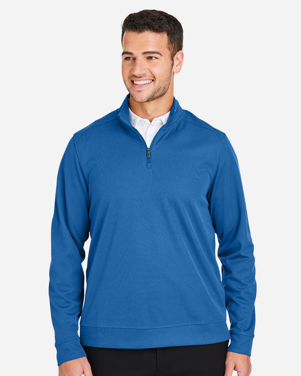 North End - Men's Express Tech Performance Pique Quarter-Zip Pullover - NE412