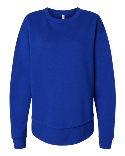 LAT - Sudadera de cuello redondo de polar para mujer - 3525