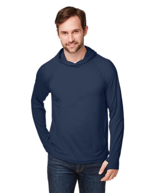 North End - Camiseta de manga larga con capucha y rendimiento elástico unisex JAQ - NE105