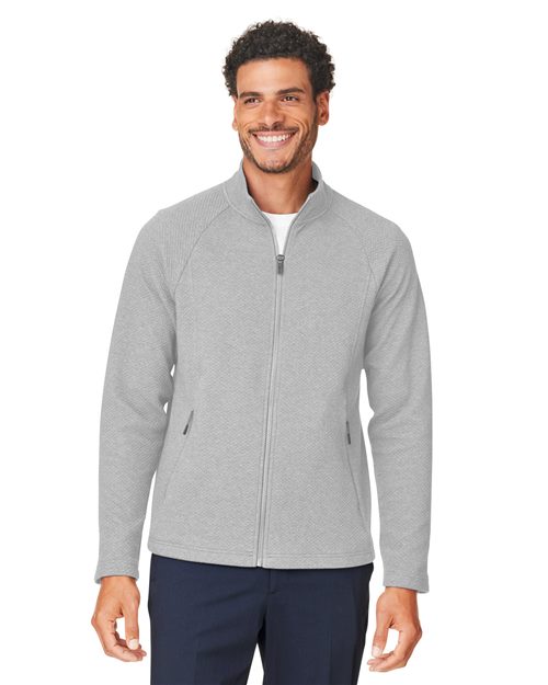 North End - Men's Spirit Textured Full-Zip - NE727