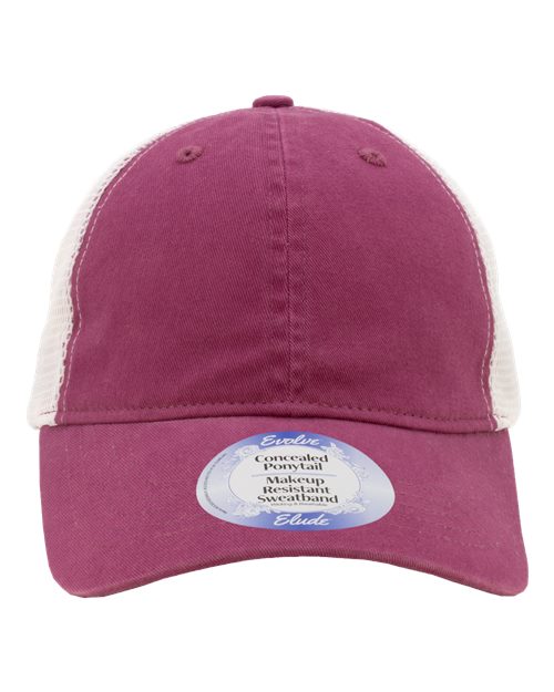 Infinity Her - Women's Peached Twill Mesh Back Cap - ANNIE