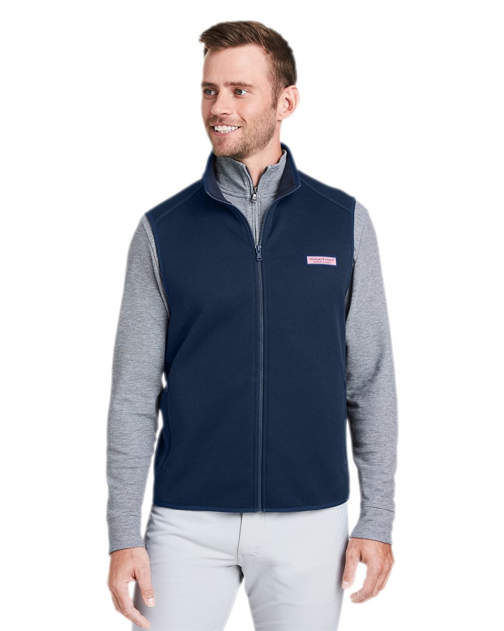 vineyard vines - Men's Mountain Sweater Fleece Vest - K002713