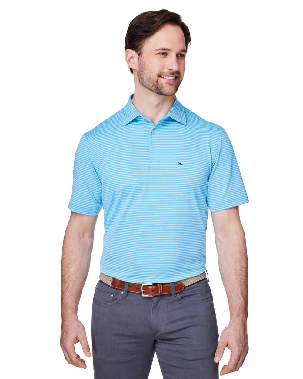 vineyard vines - Men's Bradley Stripe Sankaty Polo - G012426