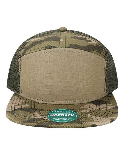 LEGACY - Hopback Seven-Panel Trucker Cap - H7FB