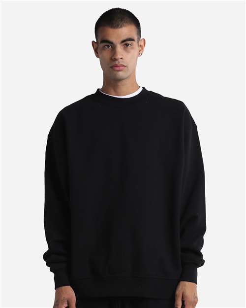 Shaka Wear - Sudadera de cuello redondo unisex Max Heavy Fleece teñida en prenda - SHGMC