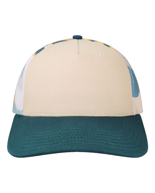 LOCALE - Plain Front Five-Panel Trucker Cap - 5PTKRS