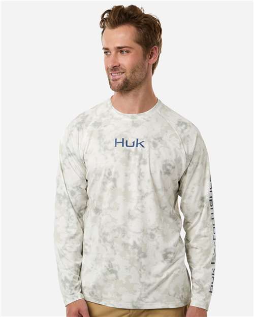 HUK - Men's Airweight KS Printed Crewneck Pullover - H1200718