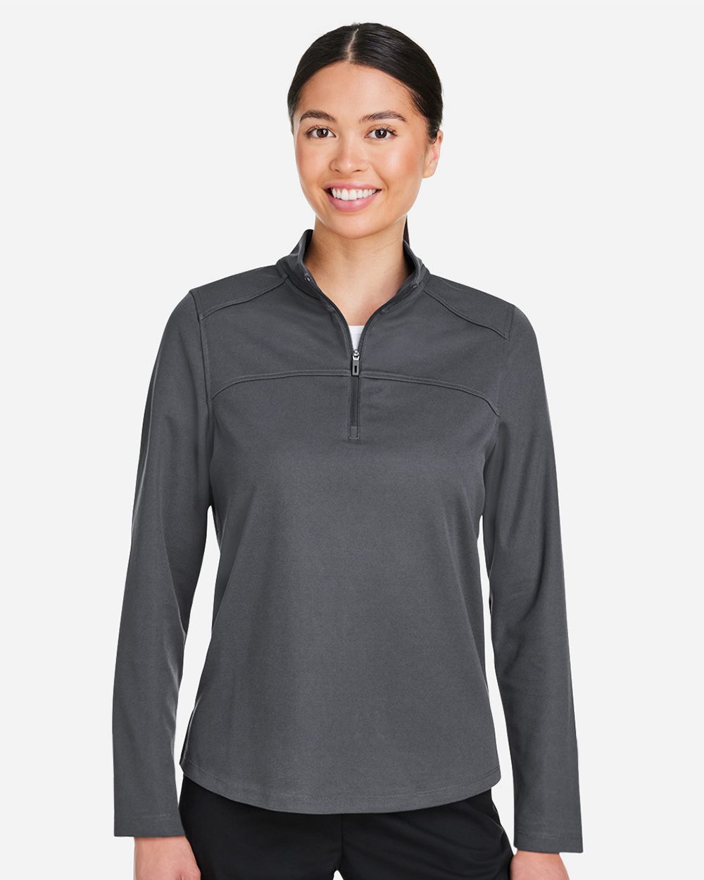 North End - Women's Express Tech Performance Pique Quarter-Zip Pullover - NE412W