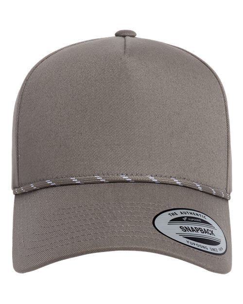 YP Classics - Retro Cotton Blend Five-Panel Rope Cap - 5079BD