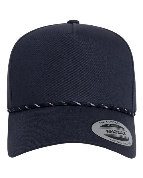 YP Classics - Retro Cotton Blend Five-Panel Rope Cap - 5079BD