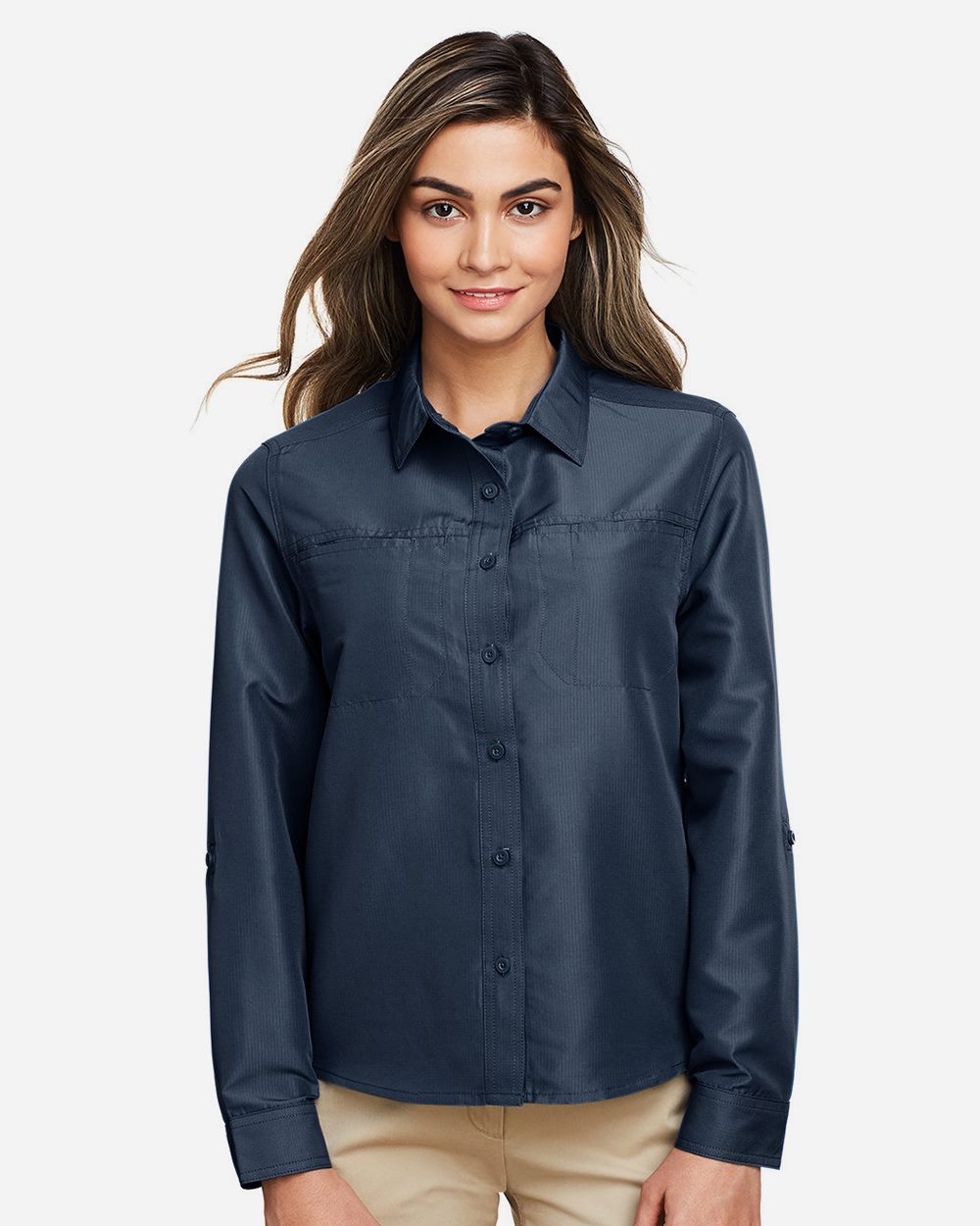 Harriton - Camiseta de rendimiento para mujer de Key West - M580LW