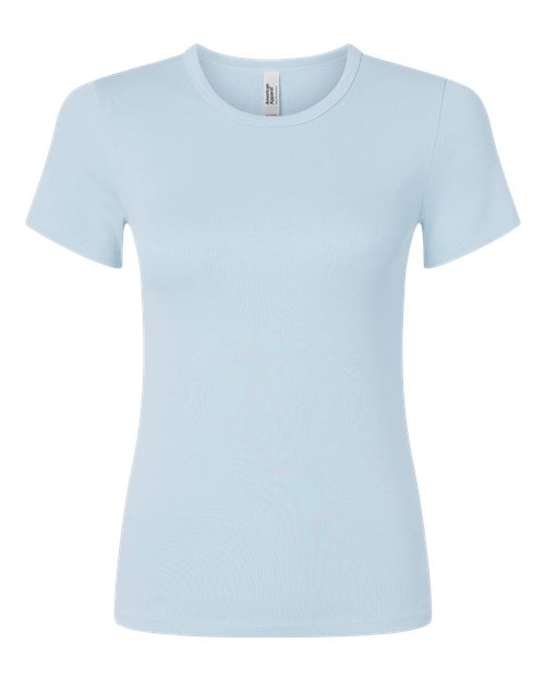 American Apparel - Women's Baby Rib Fitted Tee - BR2102