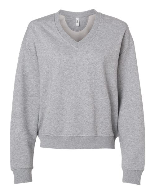 American Apparel - Women's French Terry V-Neck Sweatshirt - FTV00