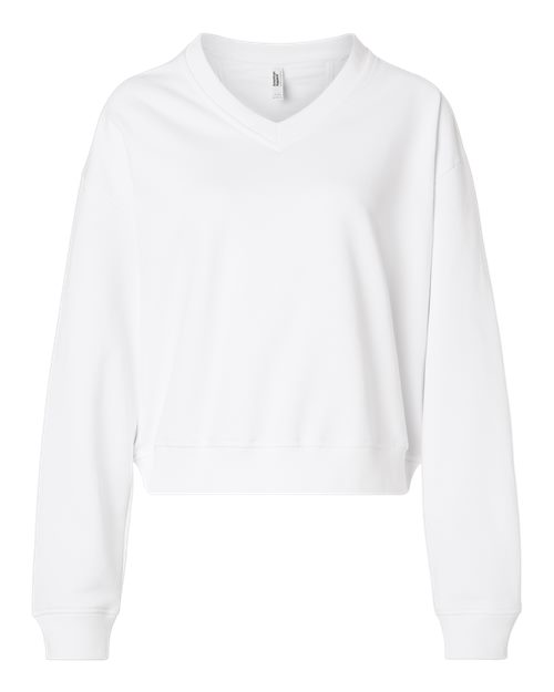 American Apparel - Women's French Terry V-Neck Sweatshirt - FTV00