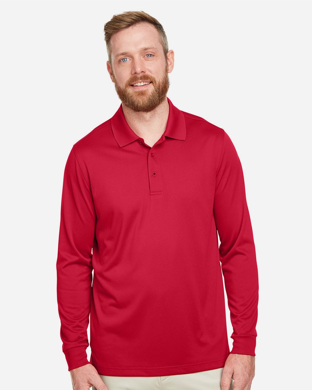 Harriton - Men's Tall Advantage Long Sleeve Snag Protection Plus IL Polo - M348LT