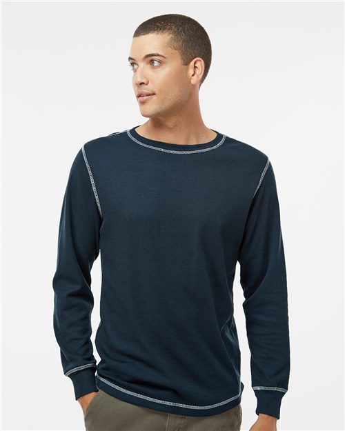 J. America - Camiseta térmica vintage de manga larga para hombre - 8238