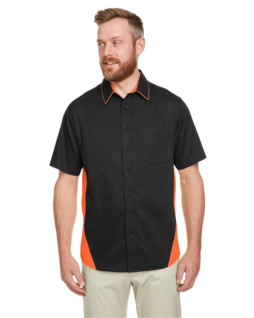 Harriton - Men's Tall Flash IL Colorblock Shirt - M586T