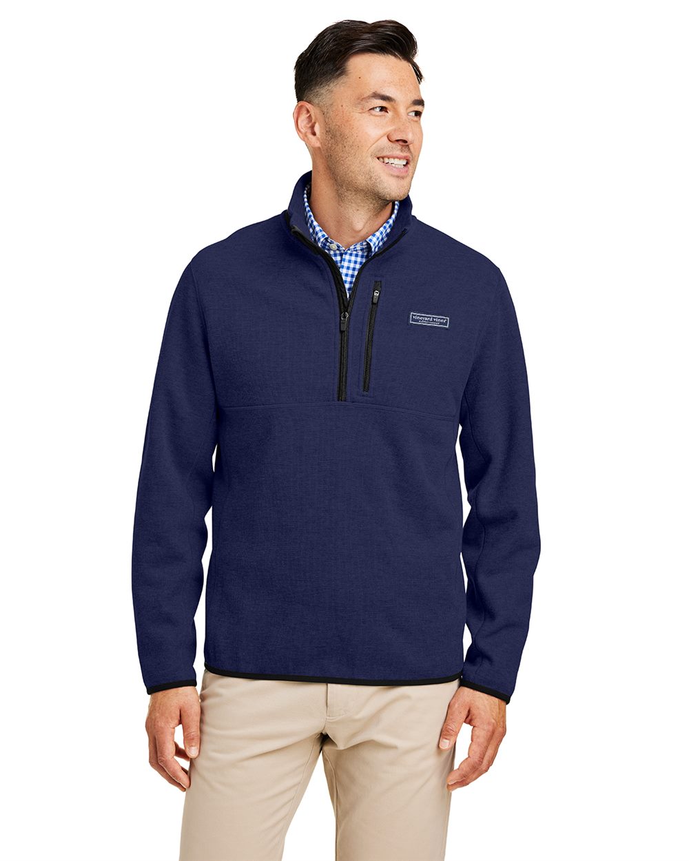 vineyard vines - Men's Mountain Sweaterfleece Quarter-Zip Pullover - K004694