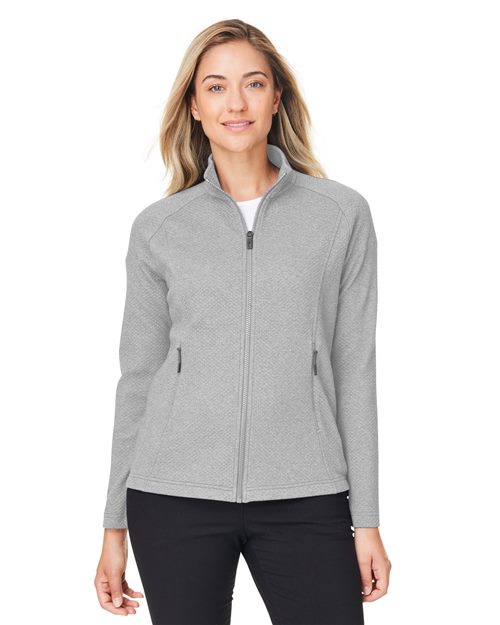 North End - Chaqueta texturizada Spirit con cremallera completa para mujer - NE727W