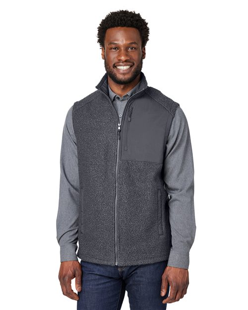 North End - Men's Aura Sweater Fleece Vest - NE714