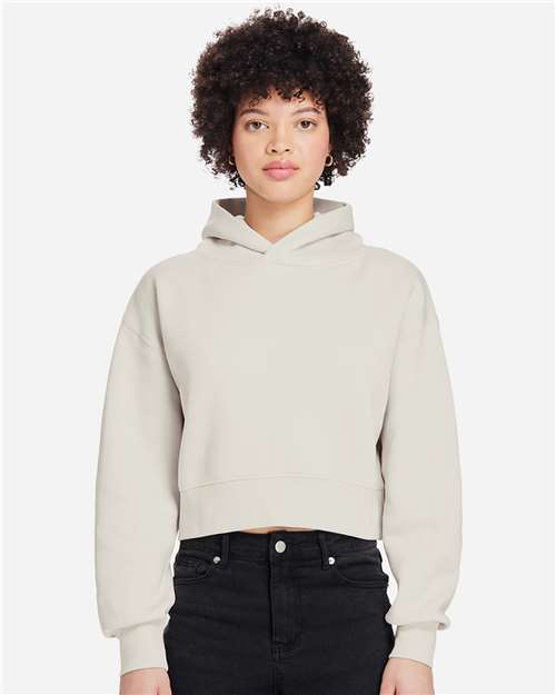 Lane Seven - Women's Relaxed Cropped Hoodie Sweatshirt - LS88001