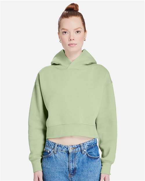 Lane Seven - Women's Relaxed Cropped Hoodie Sweatshirt - LS88001