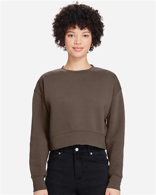 Lane Seven - Women's Relaxed Cropped Crewneck Sweatshirt - LS88004