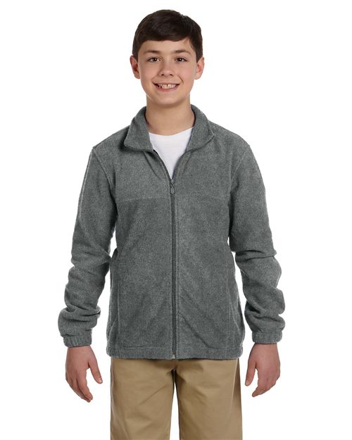 Harriton - Polar con cremallera completa para jóvenes - M990Y