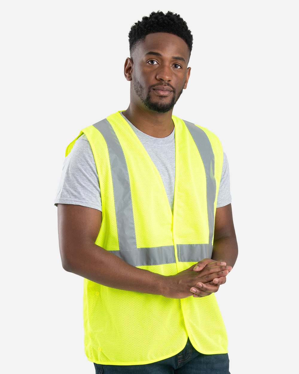 Berne Apparel - Men's Hi-Vis Class 2 Economy Vest - HVV042