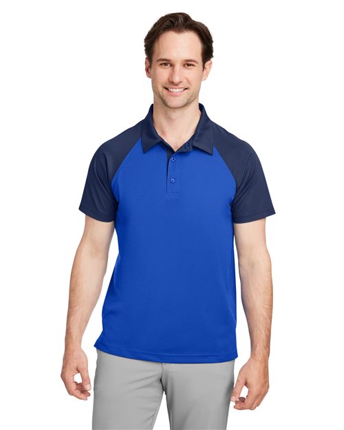 Polo con bloques de color y protección contra enganches Command para hombre - Team 365 - TT21C