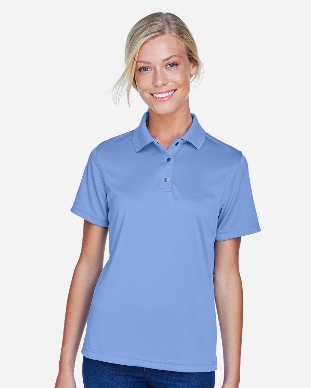 Harriton - Polo Advantage Snag Protection Plus IL con tapeta a presión para mujer - M345W