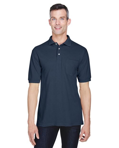 Harriton - Men's Easy Blend™ Polo with Pocket - M265P
