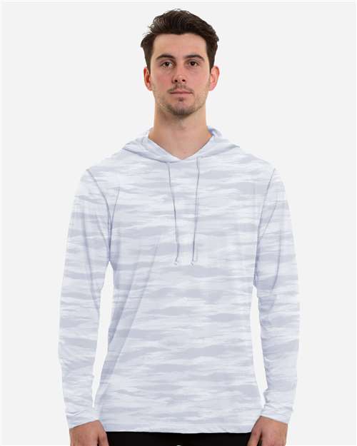 ANETIK - Men's Low Pro Tech Camo Hooded Long Sleeve T-Shirt - MVLPRH6