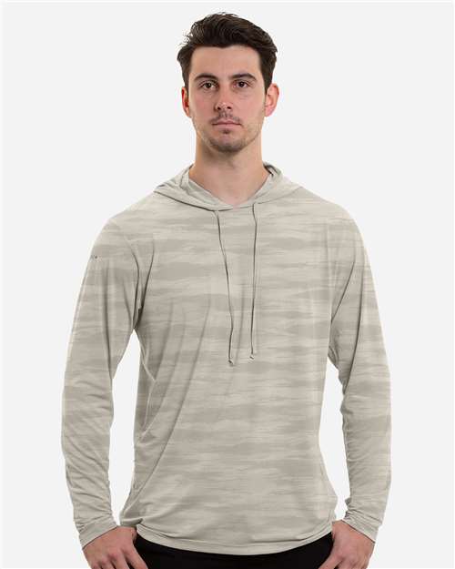 ANETIK - Men's Low Pro Tech Camo Hooded Long Sleeve T-Shirt - MVLPRH6
