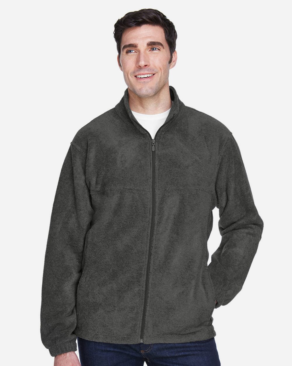 Harriton - Polar con cremallera completa para hombre - M990T