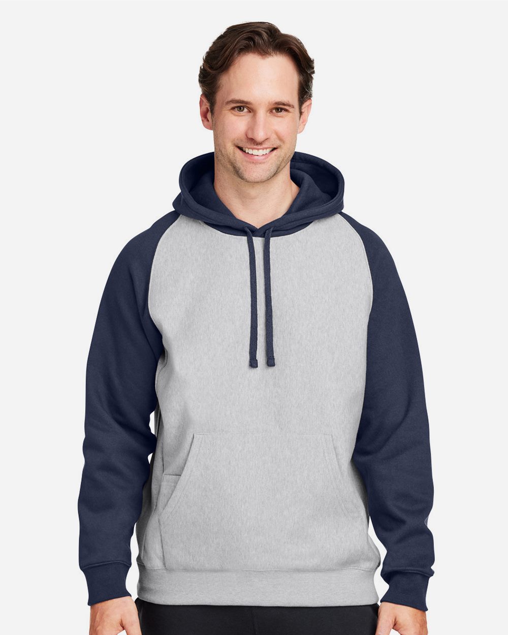 Team 365 - Unisex Zone HydroSport™ Heavyweight Colorblock Hooded Sweatshirt - TT96CB