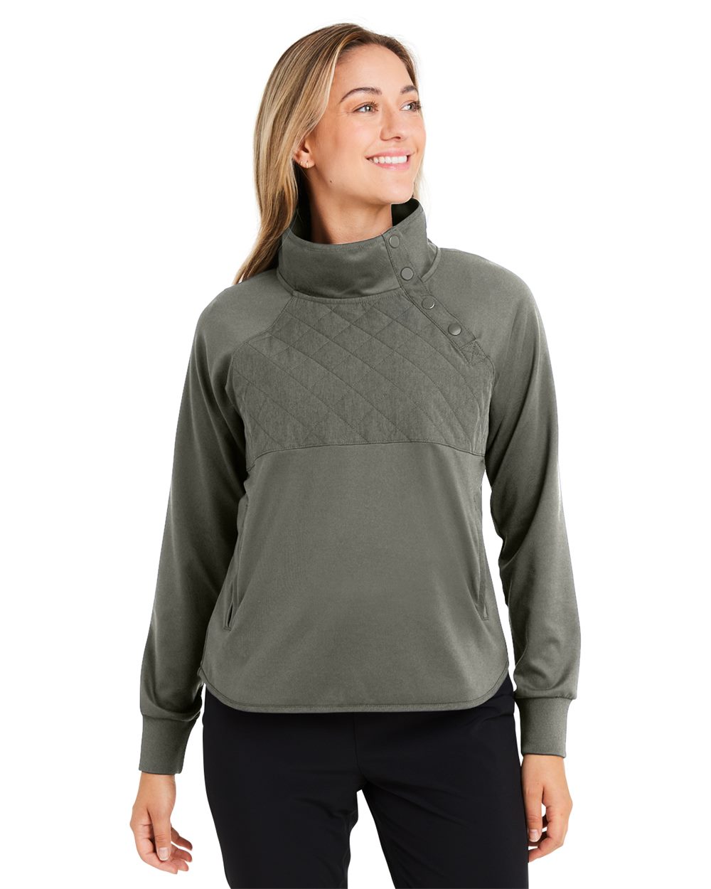 Swannies - Women's Ellis Snap Neck Pullover - SWE400L