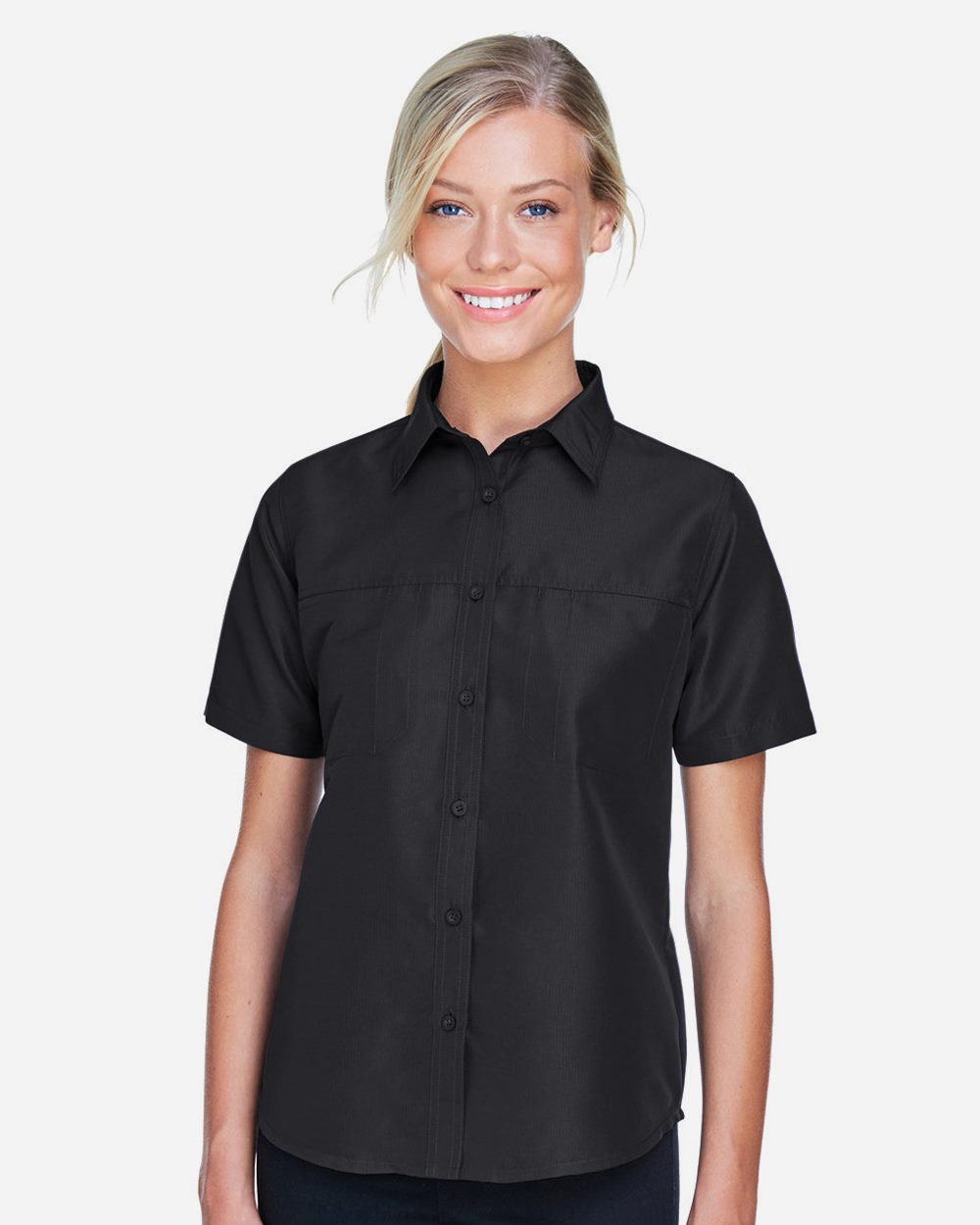 Harriton - Women's Key West Short Sleeve Performance Staff Shirt - M580W