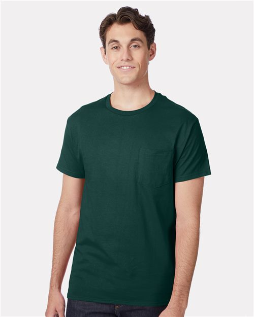 Hanes - Unisex Authentic Pocket T-Shirt - 5590