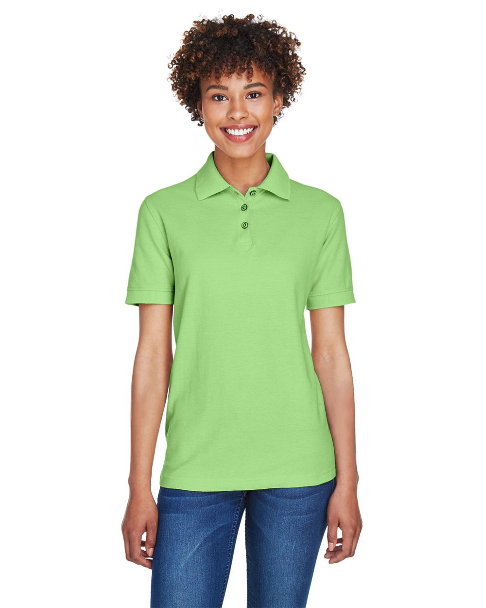 UltraClub - Women's Whisper Pique Polo - 8541