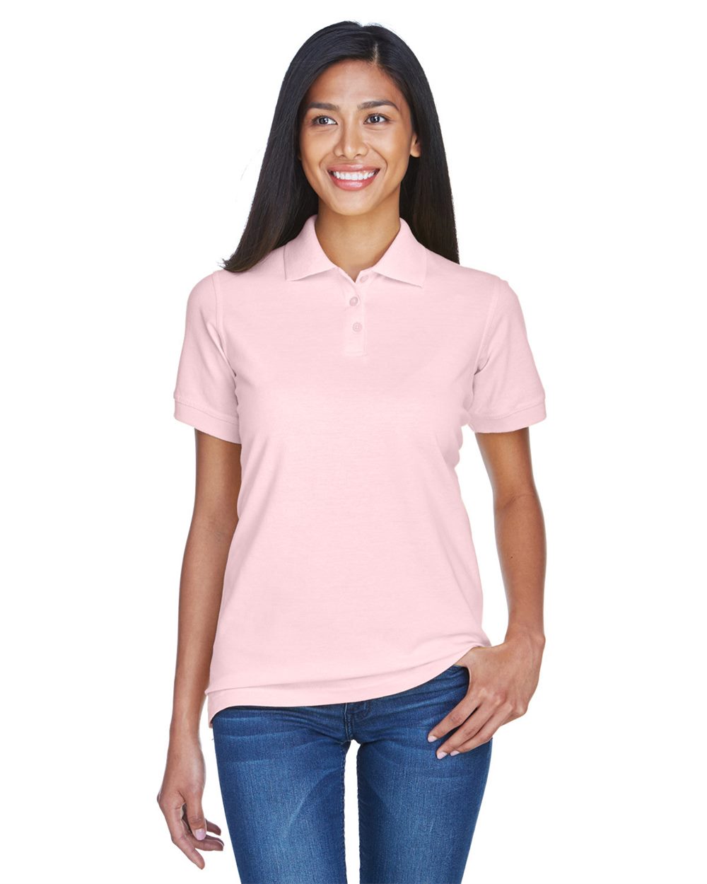 UltraClub - Polo de piqué clásico para mujer - 8530