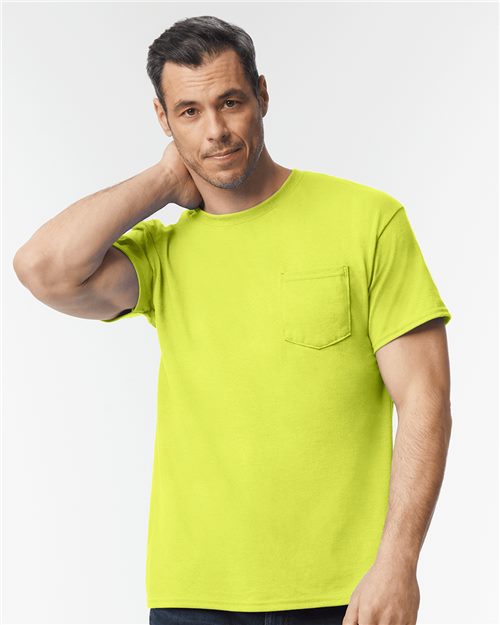 Gildan - Camiseta unisex DryBlend® con bolsillo - 8300