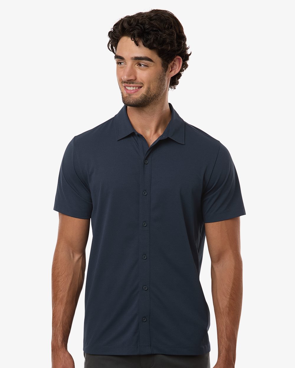 AllPro - Men's Pro-Flex Sorona® Button Down Short Sleeve Shirt - 41SPSS
