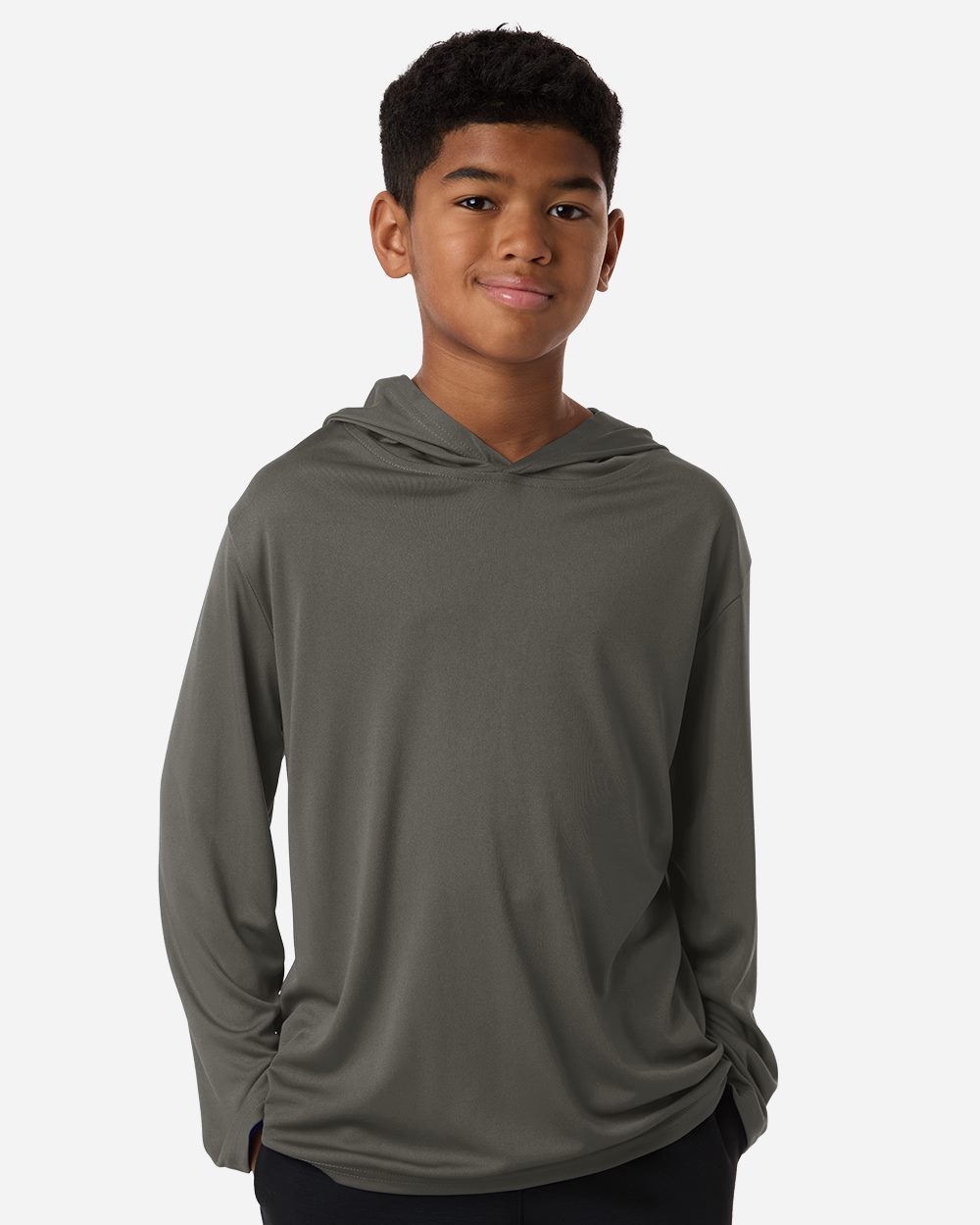 AllPro - Youth Pro-Lock Performance Hooded Long Sleeve T-Shirt - 48510Y