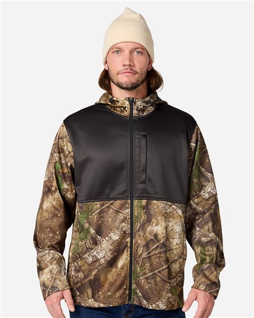 RealTree - Unisex Realtree® Performance Colorblocked Full-Zip Hooded Sweatshirt - RT5204
