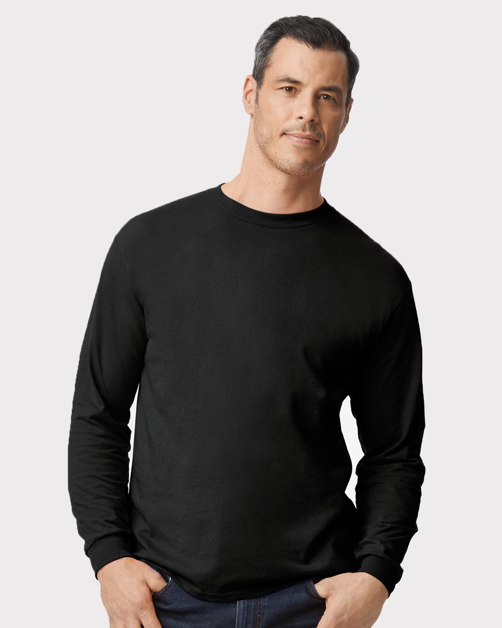 Gildan - Camiseta unisex de manga larga DryBlend® 50/50 - 8400