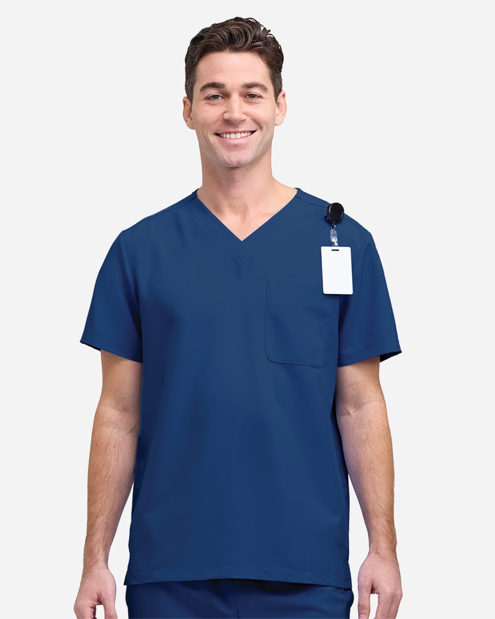 Hanes - Men's V-Neck 1 Pocket Scrub Top - HMB000