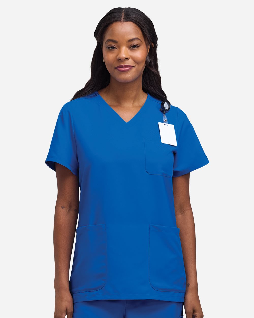 Hanes - Women's V-Neck 3 Pocket Scrub Top - HSB002